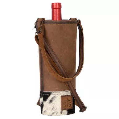 STS Cowhide Single Wine Bag (STS-30498)