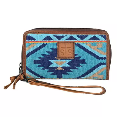 STS Mojave Sky Multi-Blue Aztec Kacy Organizer (STS61927)