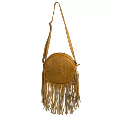 STS Wayfarer Sage Fringe Crossbody (STS-35045)