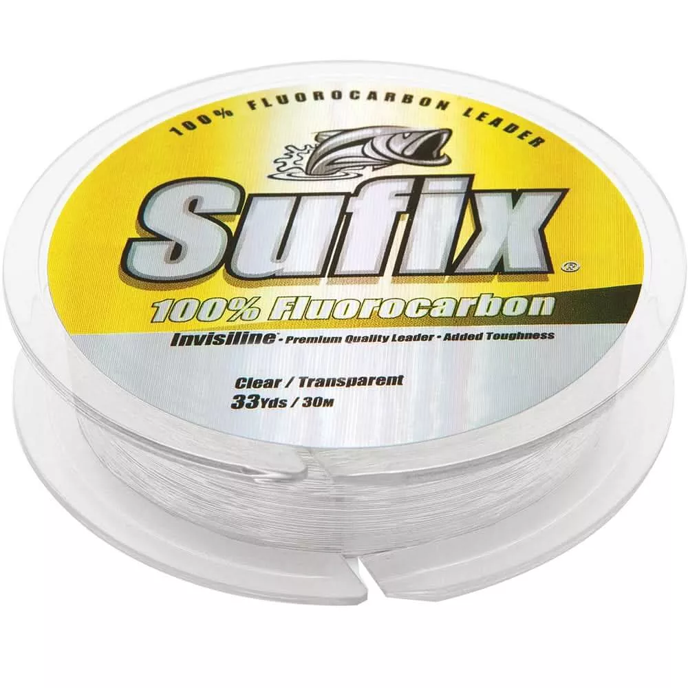Sufix 100% Fluorocarbon InvisilineLeader - 60lb - 33yds - 683-060
