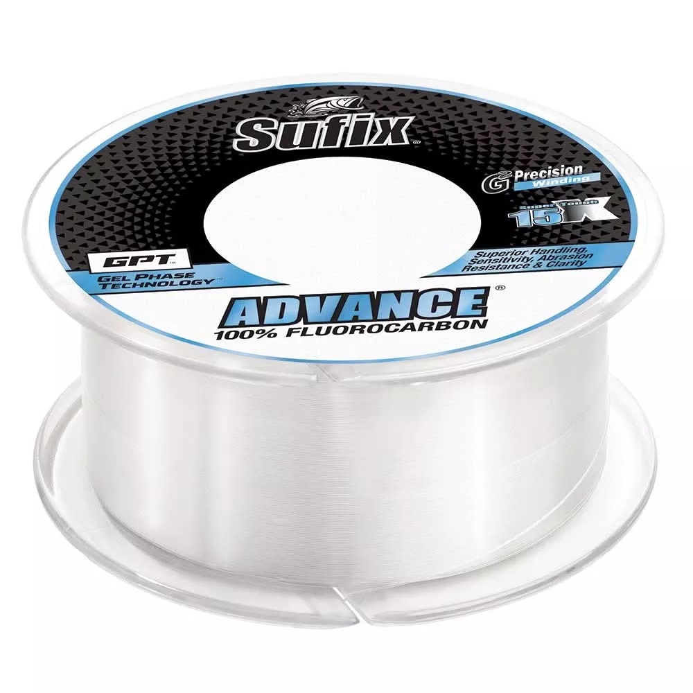 Sufix Advance Fluorocarbon - 25lb - Clear - 200 yds - 679-025C