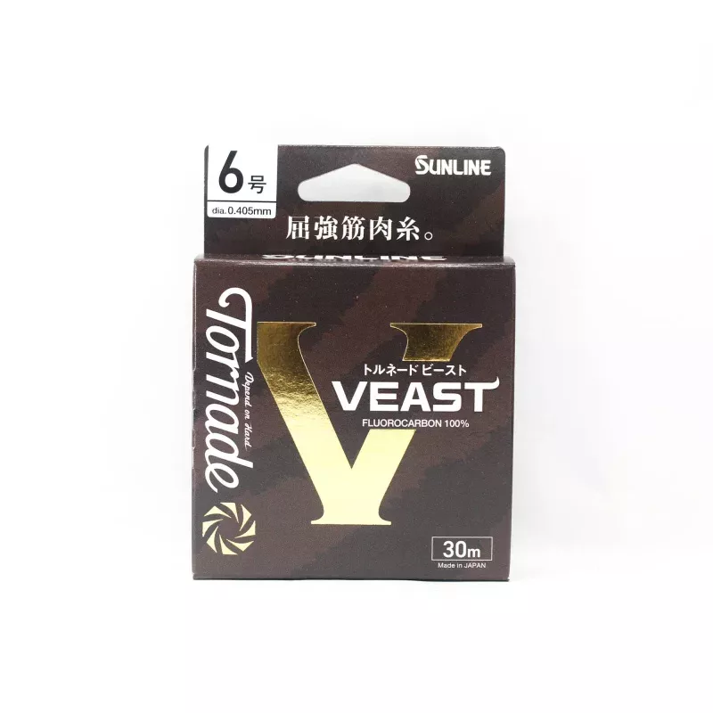 Sunline Fluorocarbon Leader Tornado Veast HG 30m Size 6 (0753)