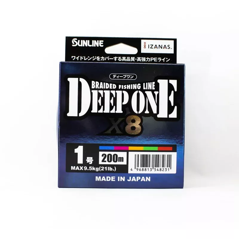 Sunline P.E Line X8 Deep One HG 200M P.E 1 21lb Multi (8231)