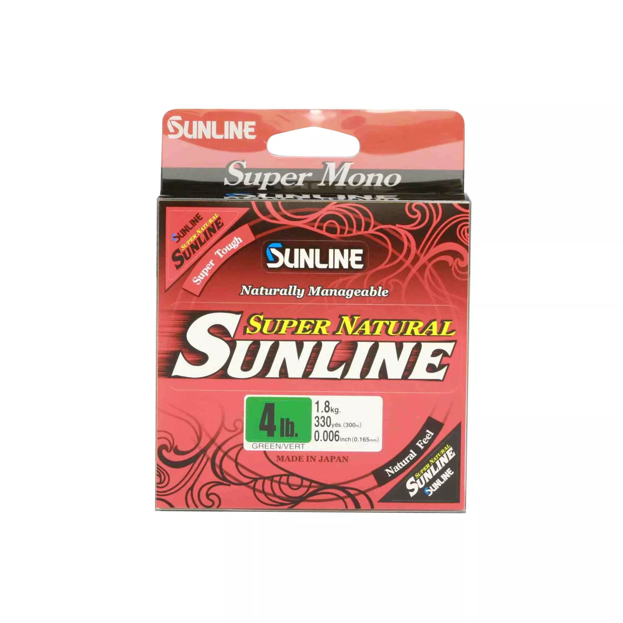 Sunline Super Natural Monofilament (330YD Spool)
