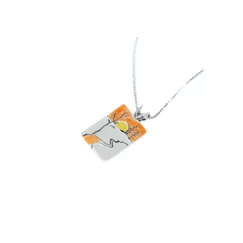 Sunset Over Tradition Creek Necklace