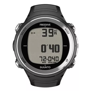 SUUNTO D4F Black Freedive Computer w/o USB (SS023198000)