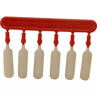 Swab-Its Bore-Tips Cleaning Swabs 243 Caliber 8 x 32 Thread Foam 6PK