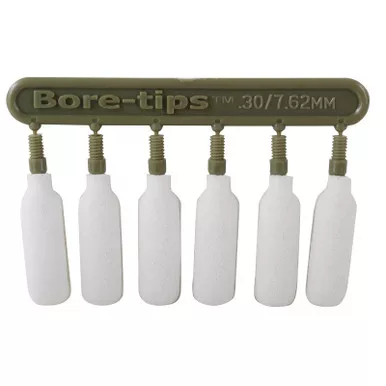 Swab-Its Bore-Tips Cleaning Swabs 30 Caliber 8 x 32 Thread Foam 6PK