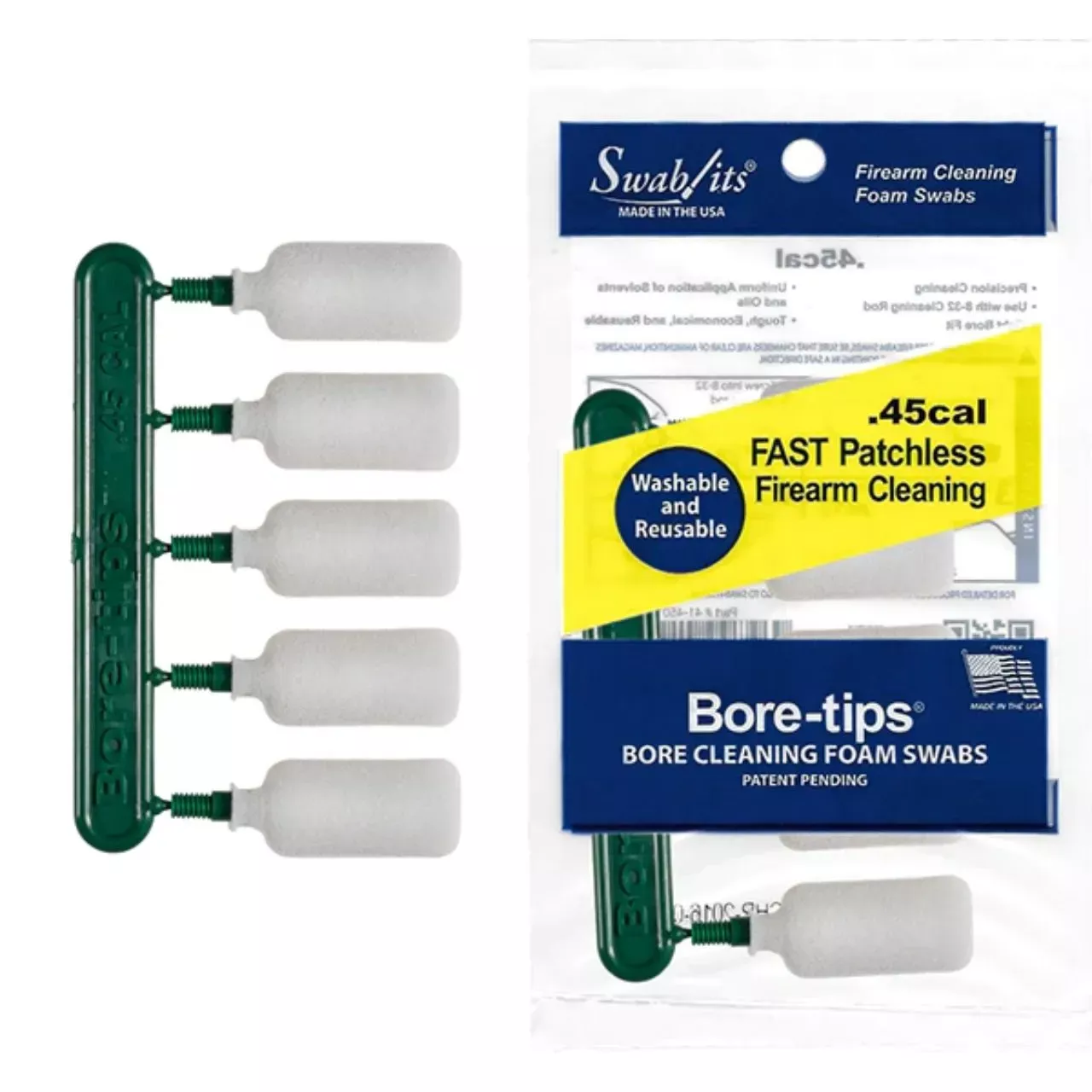 Swap-Its .45 Caliber Gun Cleaning 6-Pack Bore-tips