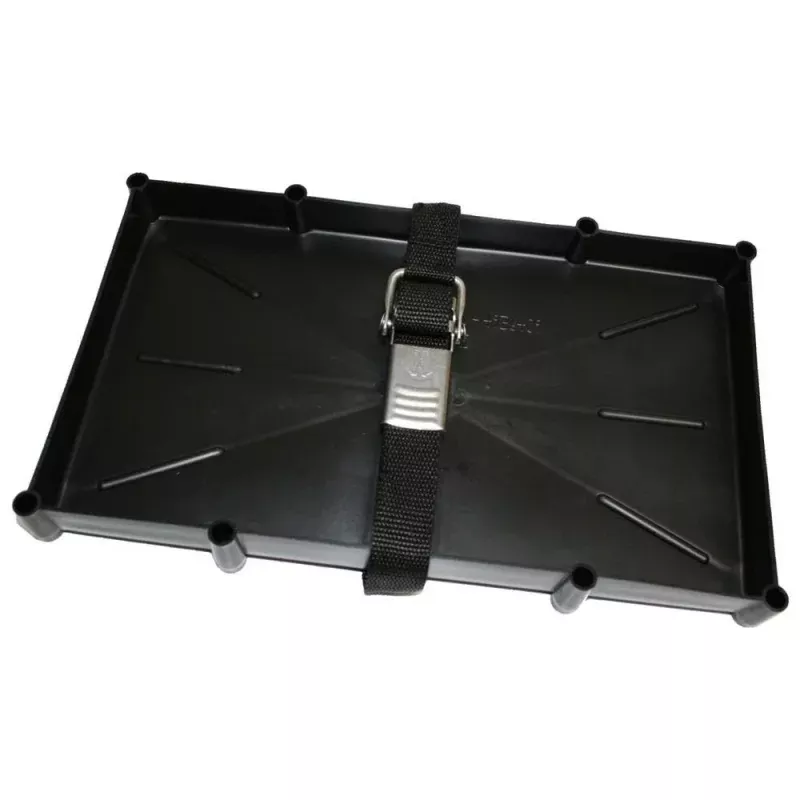 T-H Marine 27 Series Battery Holder Tray w/Stainless Buckled Strap