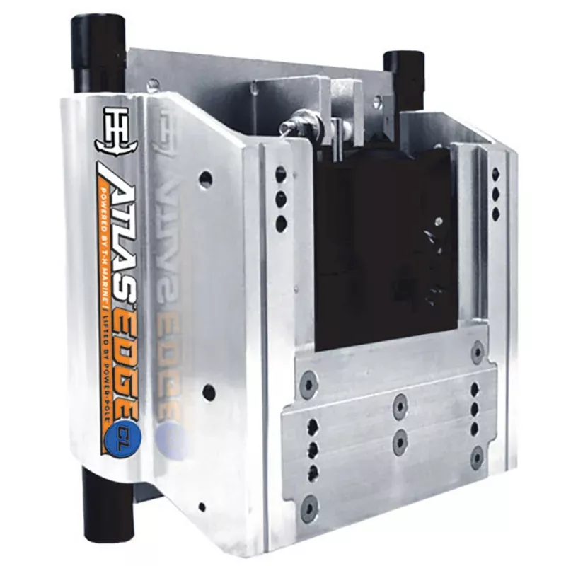 T-H Marine ATLAS EDGE 6 Set Back Hydraulic Jack Plate – Classic – Silver