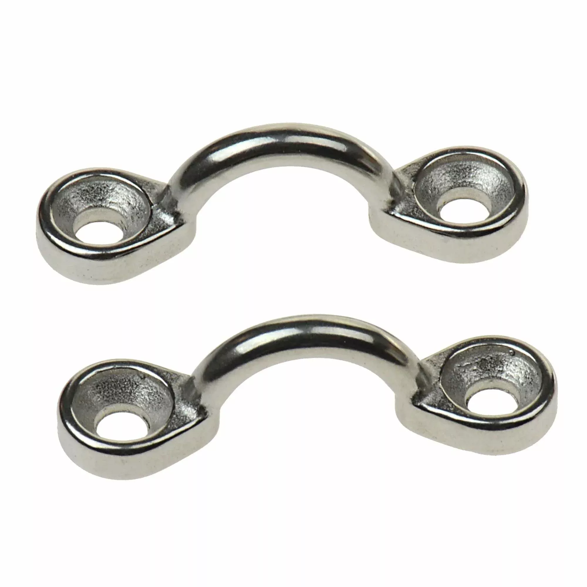 T-H Marine Stainless Steel Pad Eye Straps (2 Pack)