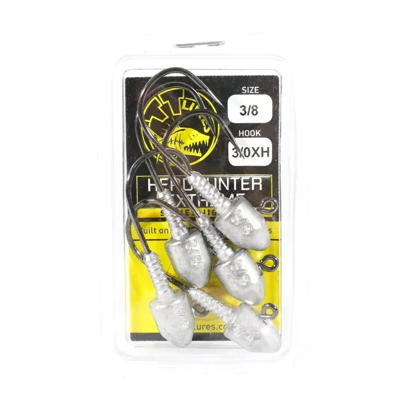 Tackle Tactics TT Head Hunter Extreme Jig Head 3/8 oz 3/0 XH 5/pack (1302)