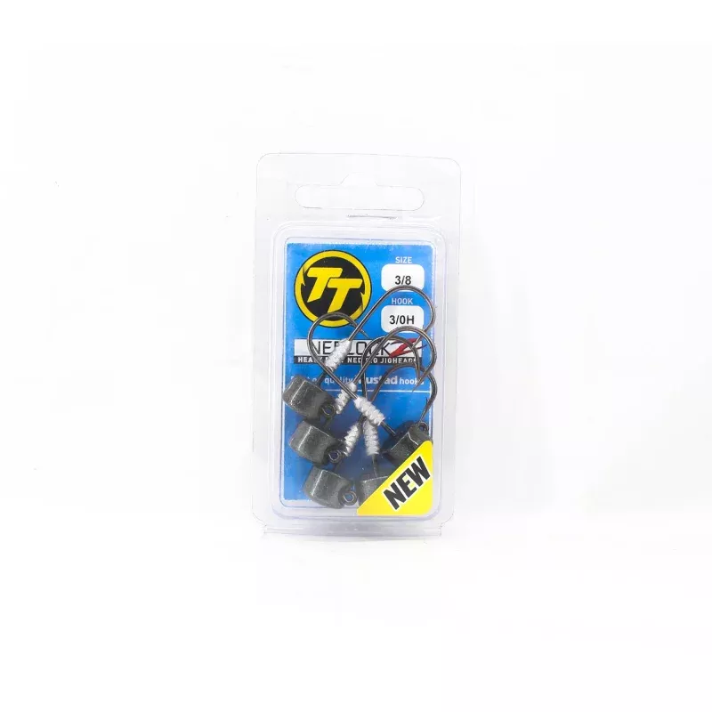 Tackle Tactics TT Nedlockz HD Jig Head Pumpkin 3/8 oz 3/0H 5/pack (7724)
