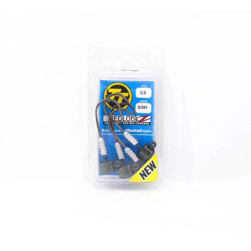 Tackle Tactics TT Nedlockz HD Jig Head Pumpkin 3/8 oz 5/0H 4/pack (7762)
