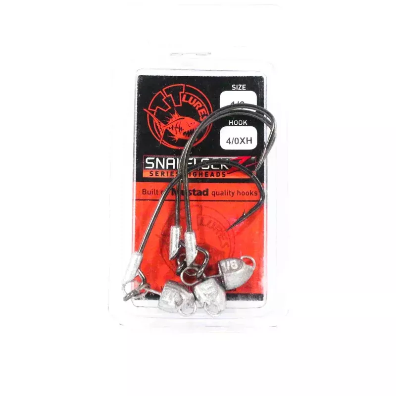 Tackle Tactics TT SnakelockZ Jig Head 1/6 oz 4/0 XH 3/pack (6528)