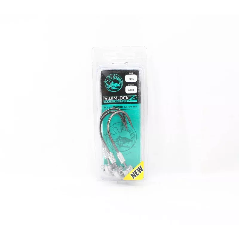 Tackle Tactics TT Swimlockz HD Jig Head 3/8 oz 7/0 H 3/pack (4167)