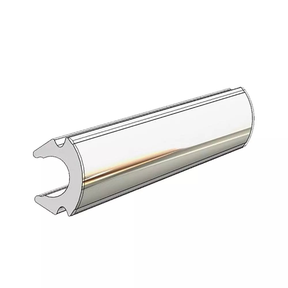 TACO Rub Rail Insert - Flexible Chrome - 80'V12-0307CP80 - V12-0307CP80