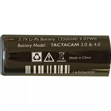 TACTACAM 3.0/4.0 Action Camera Rechargeable Battery 3.7 Volt Lithium