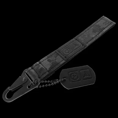TAD Philleywood Cortex Keychain Grey Digi Camo / Black