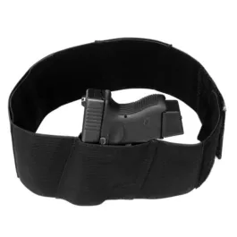 Tagua Gunleather Belly Band Holster - Black - L