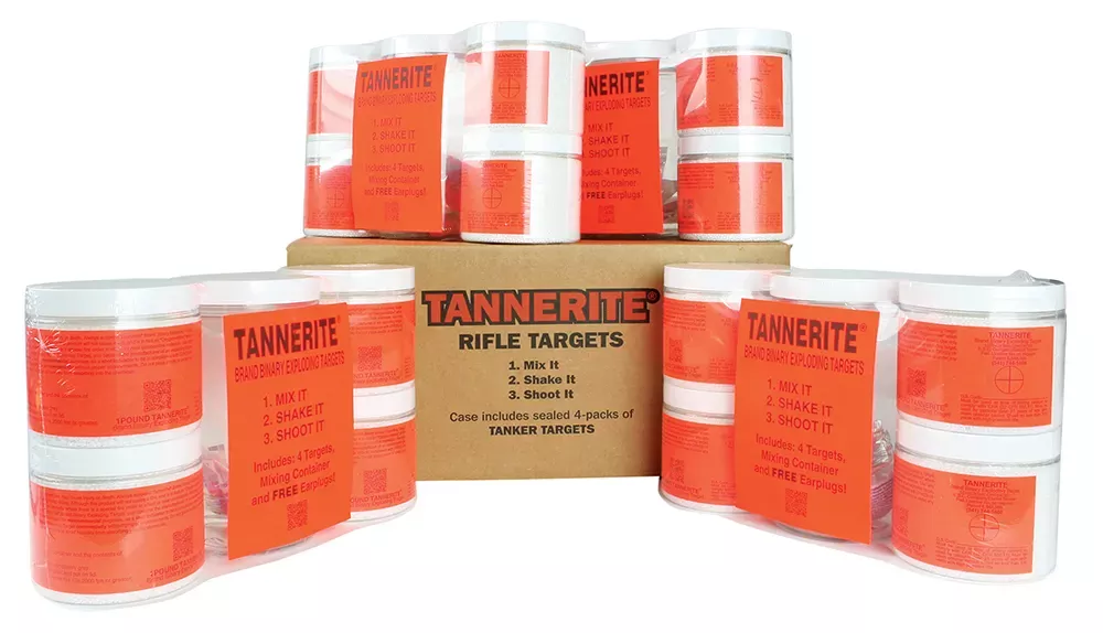 Tannerite 1BR 1 Pound TargetImpact Enhancement Explosion White Vapor Centerfire Rifle Firearm 1 lb 4 Targets