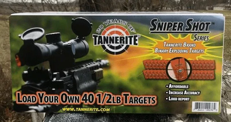 Tannerite Sniper Shot 20lb & 40 Target Pack