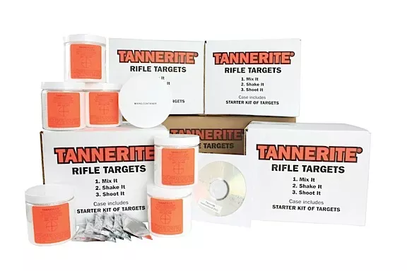 Tannerite STR Starter KitImpact Enhancement Explosion White Vapor Centerfire Rifle Firearm 0.50 lb 24 Targets
