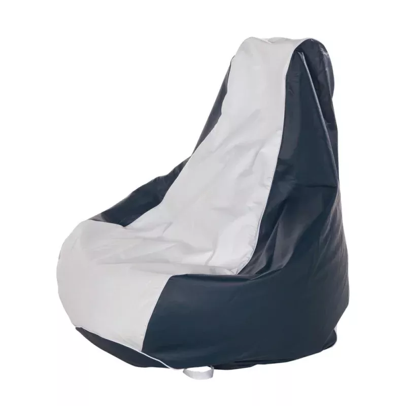 Taylor Made Marine Bean Bag Chair – White/Navy