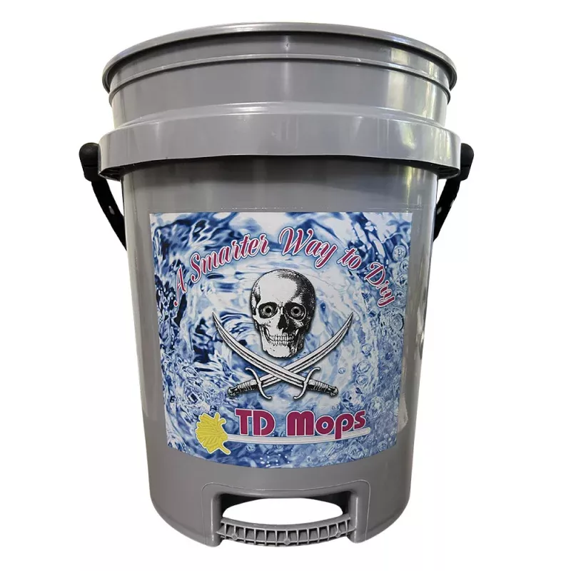 TD Mop TD Grip Bucket – Gray – 5 Gallon