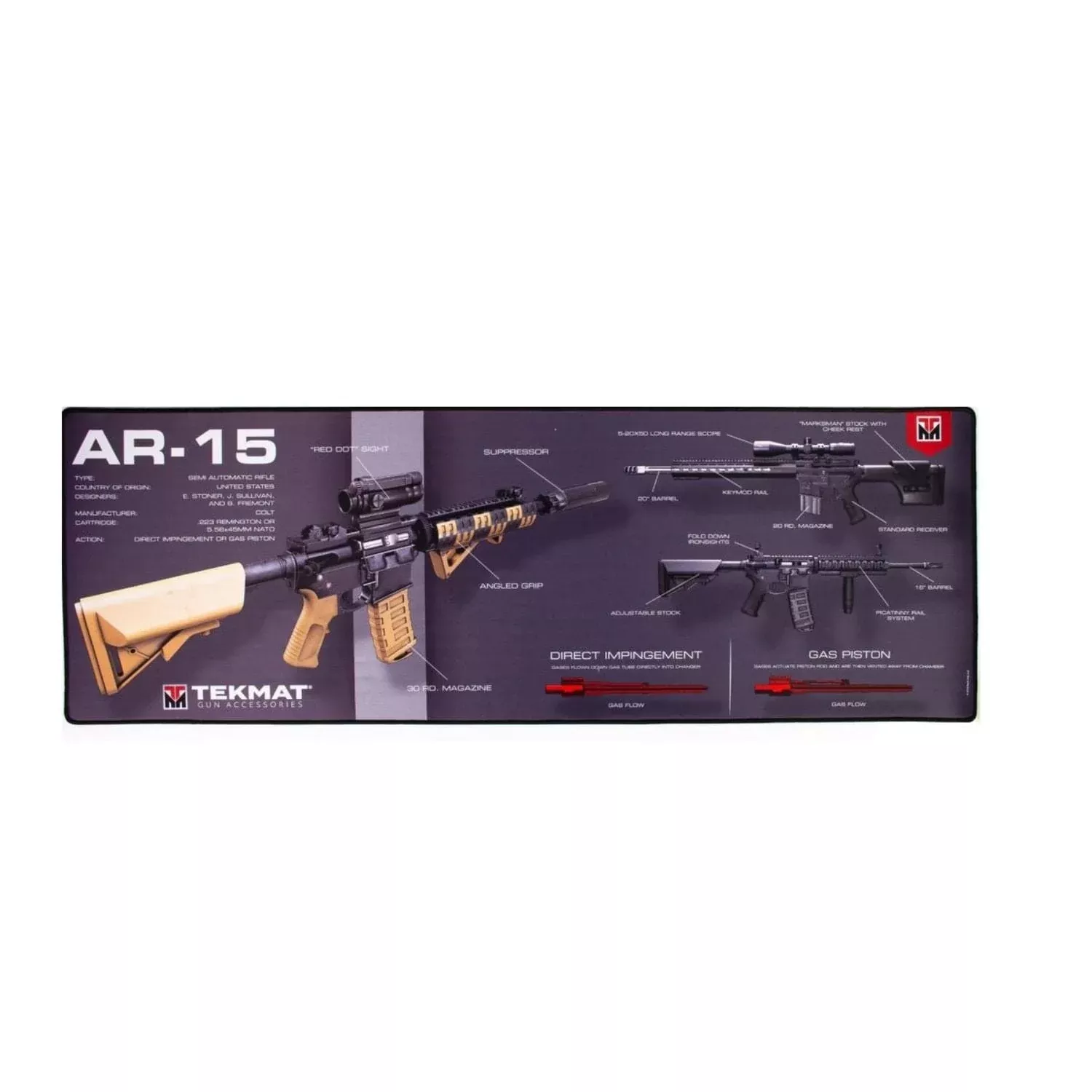 TekMat Ultra 44 AR15 Weapons Platform Design Cleaning Mat