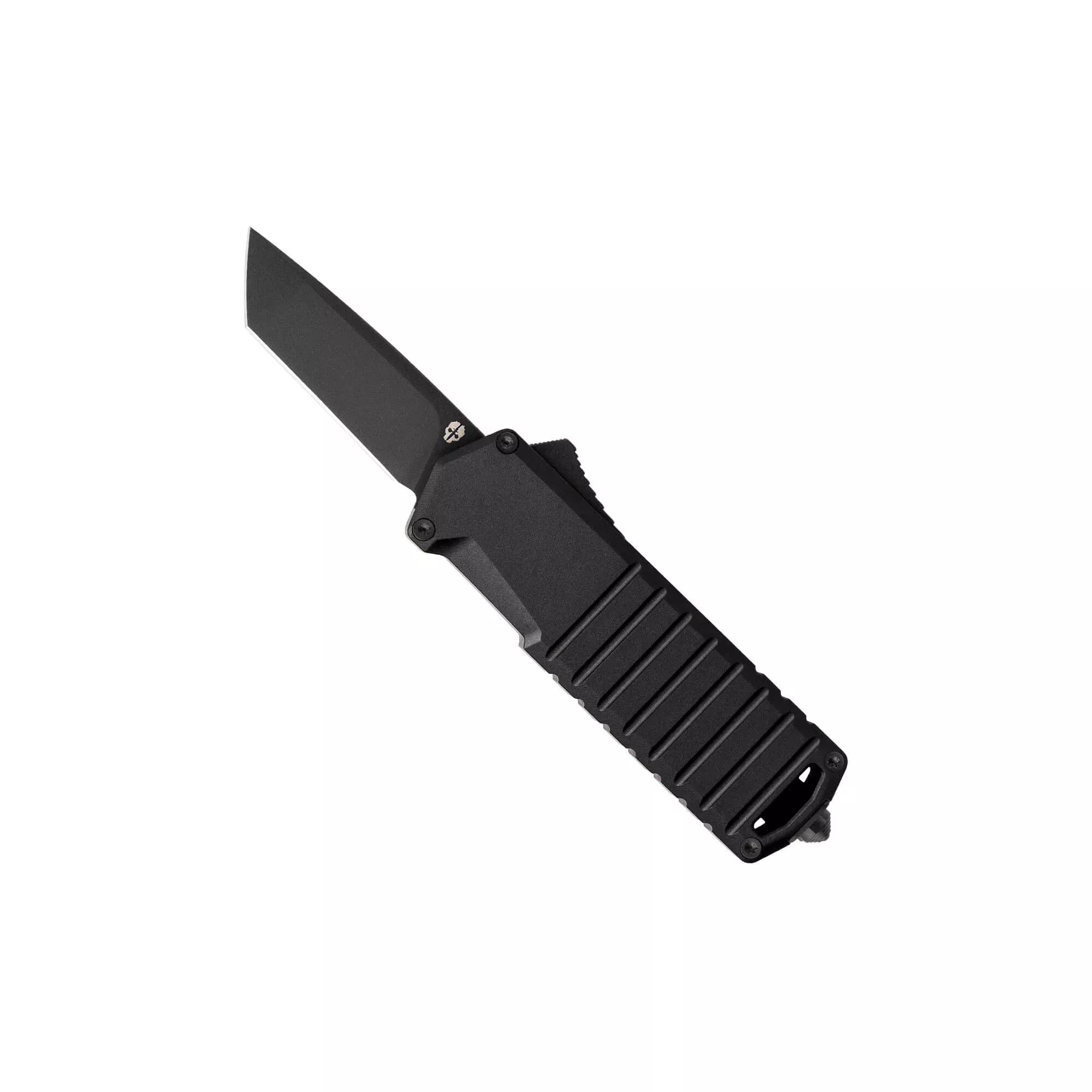 TEKTO A2 Badger Mini Automatic Black Aluminum Knife #A2ST6BKD2BK2A1