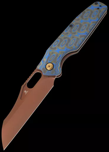 Tenable Tuckamore Blue Vortex Folding Knife