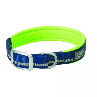 TERRAIN D.O.G. 07-0861-R16-21 1X21" Neoprene Lined Collar Navy/Lime