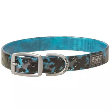 TERRAIN D.O.G. 07-3161-BL-17 3/4X17"" Brahma Collar Camo Blue