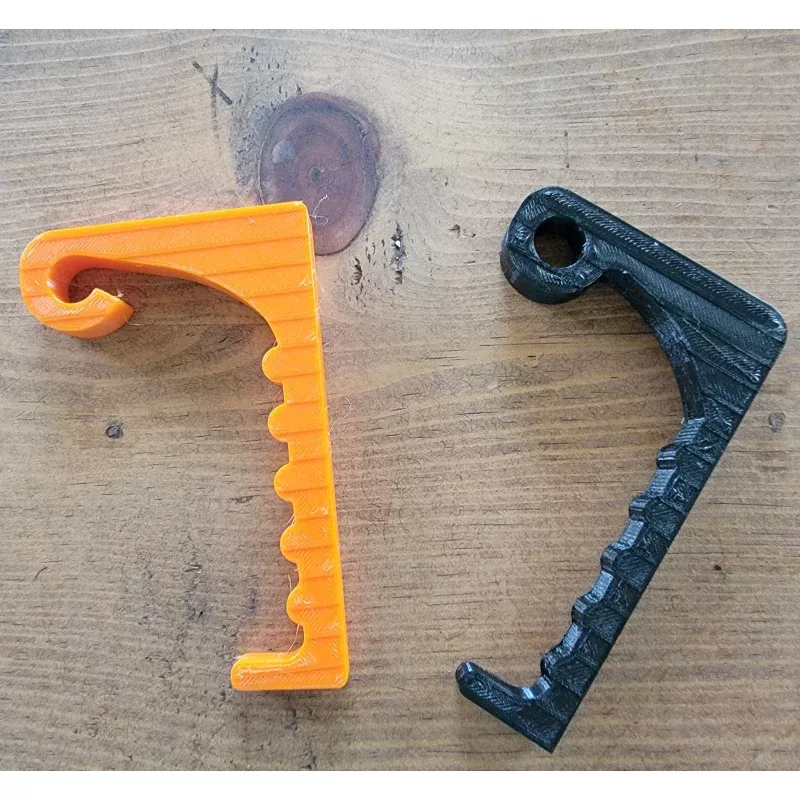 Tether Bow Hanger (TBH)|Removable&Permanent|Black&Orange
