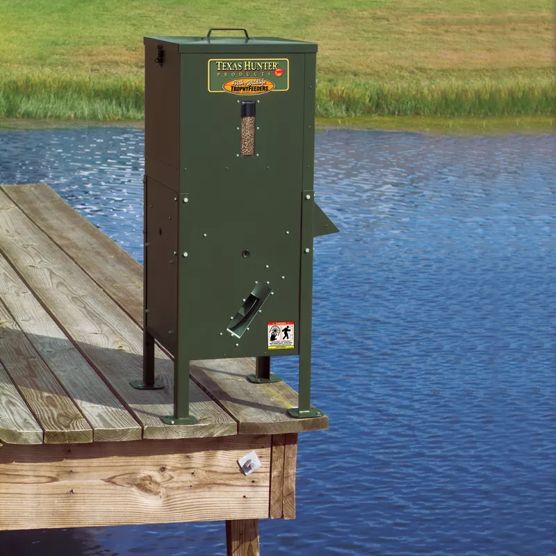 Texas Hunter Fish Feeder W/ Straight Legs #DF125DL