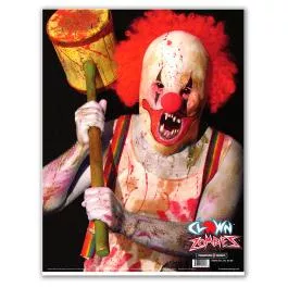 Thompson Target Zombie Clown 19x25 5pk