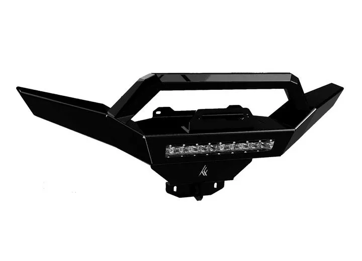Thumper Fab Defender Front Winch Bumper w/ Lights – Black, 2016-2024 Can-Am Defender/Max• TF040501-BK-L