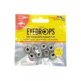 Thundermist Lure Company Eye Drops - Extra Large (1/2" ) - Silver