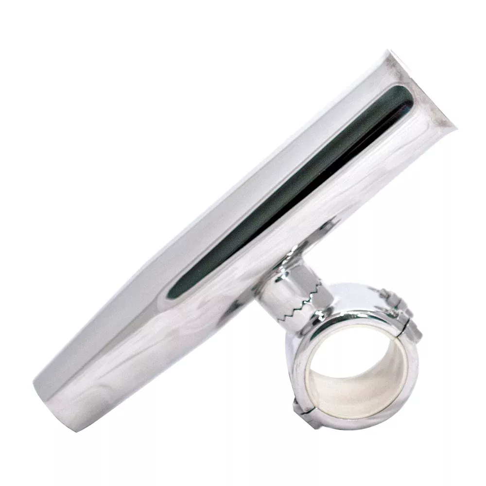 Tigress 1-1/4″ Polished SS Adjustable Clamp-On Rod Holder [88192]