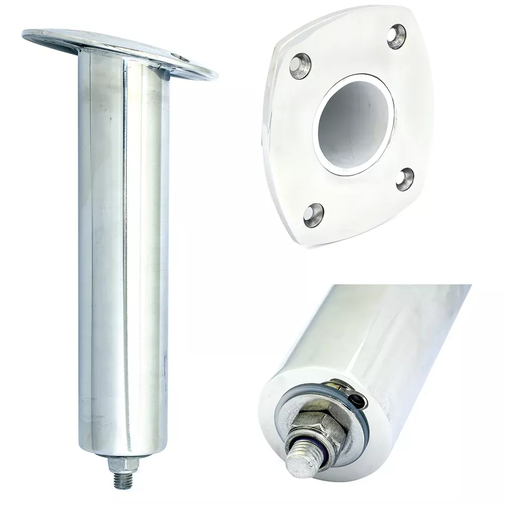 Tigress 4 Hole Swivel Rectangular Head Rod Holder – 15 Degree – 10-1/2″ [88524SM]