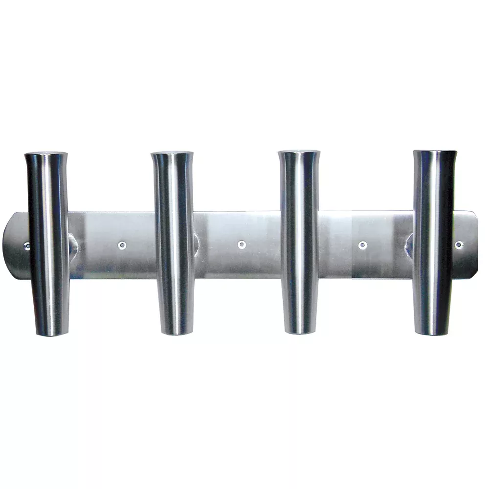 Tigress 4 Rod Aluminum Transom Mount Rod Holder – 28″ [88144-1]
