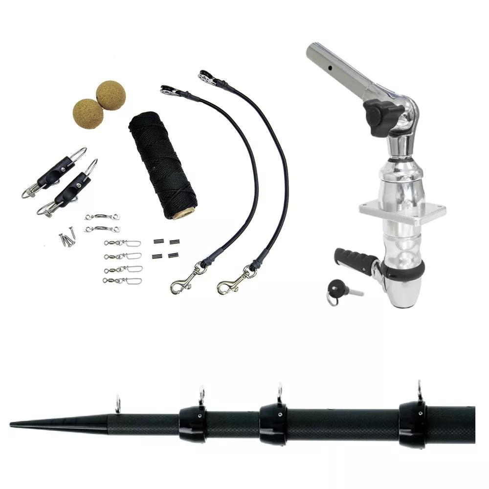 Tigress XD Top Mount System – 15 – Black Outriggers Elite Rigging Kit [88824-1]