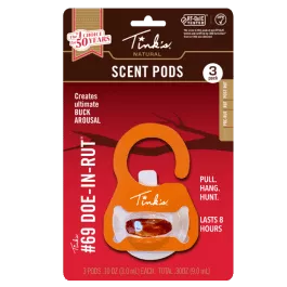 Tink's #69 Doe-In-Rut Scent Pods - 3 Pack