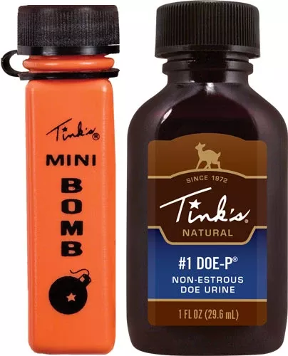 Tinks Deer Lure #1 Doe-p Non – Estrus W/mini Bomb 1fl Ounce