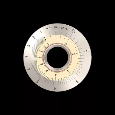 Titaner Titanium Mini Slide Rule
