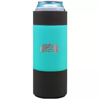 Toadfish Non Flip Slim Can Cooler Teal