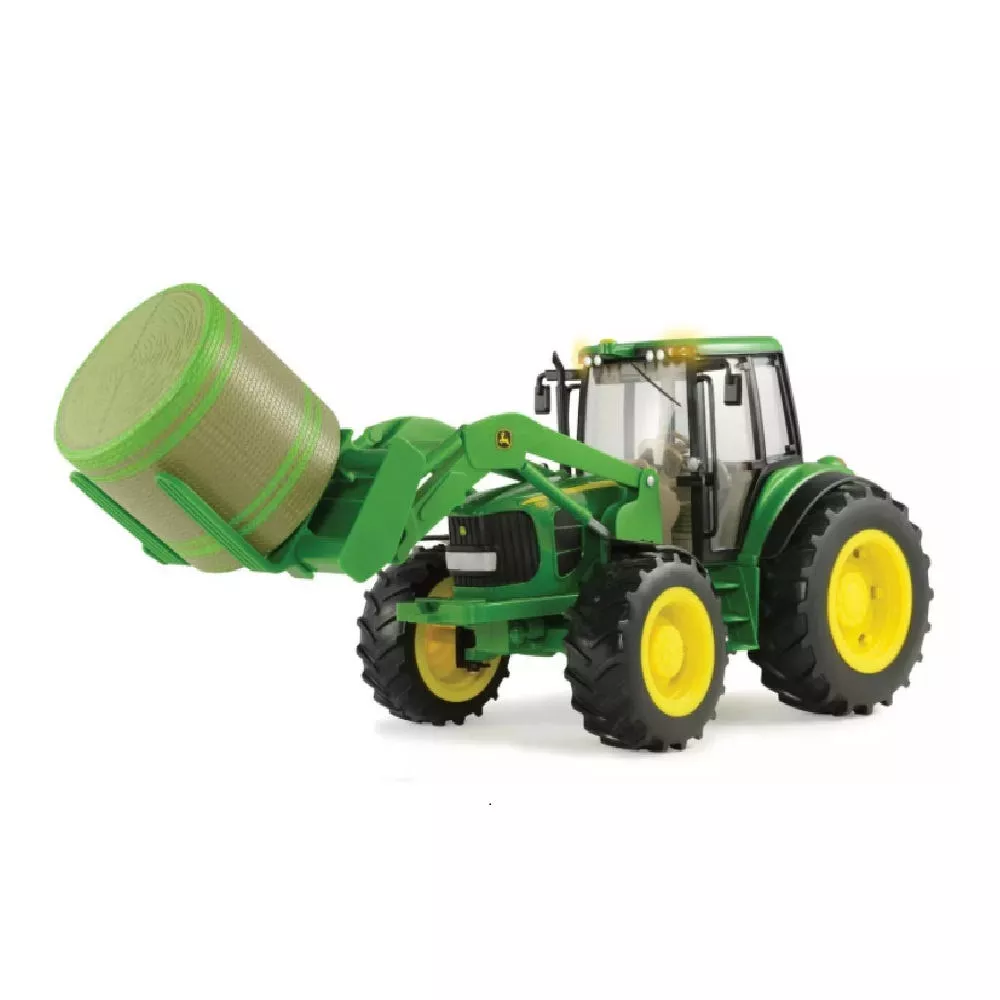 Tomy 1:16 Big Farm John Deere With Bale Loader And Bale