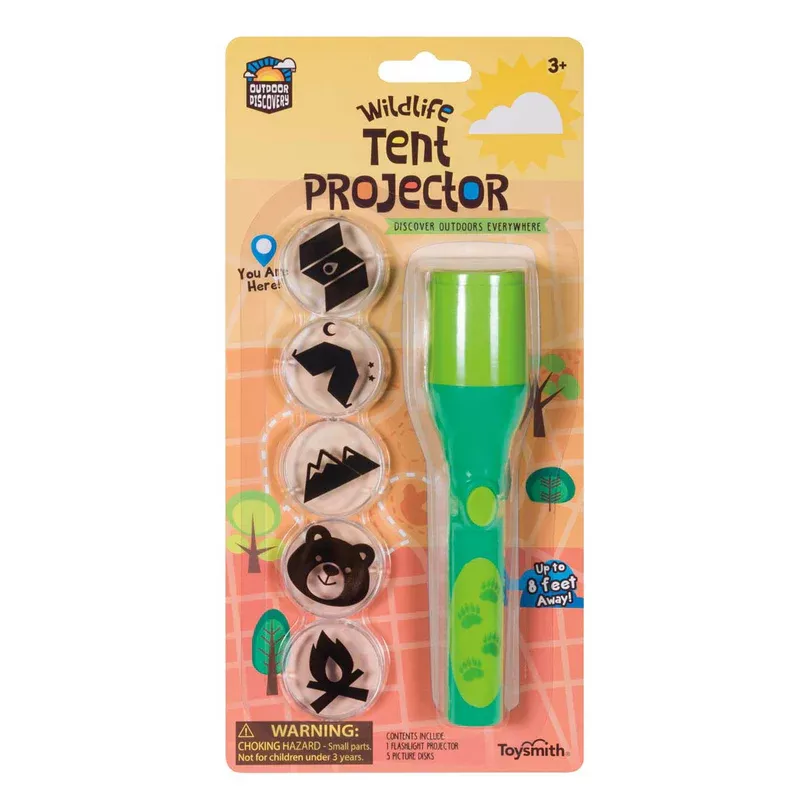 Toysmith Outdoor Discovery Wildlife Tent Projector